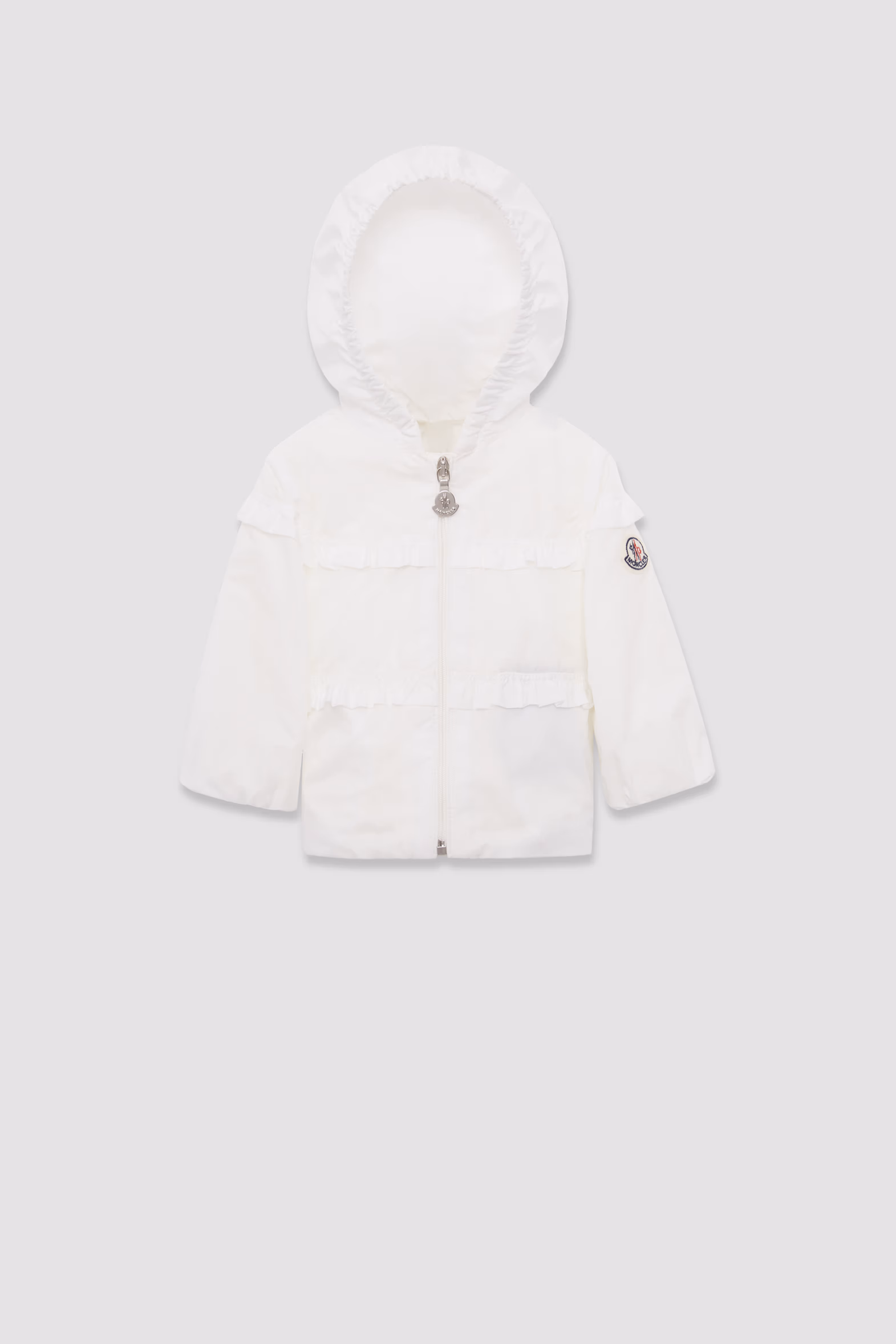 Hiti Hooded Rain Jacket Girl Off White Moncler 0
